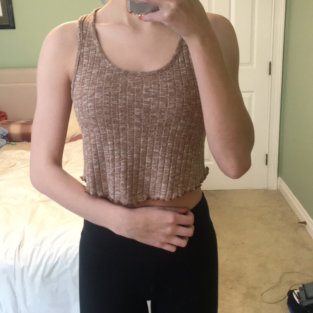 summer flowy crop top
